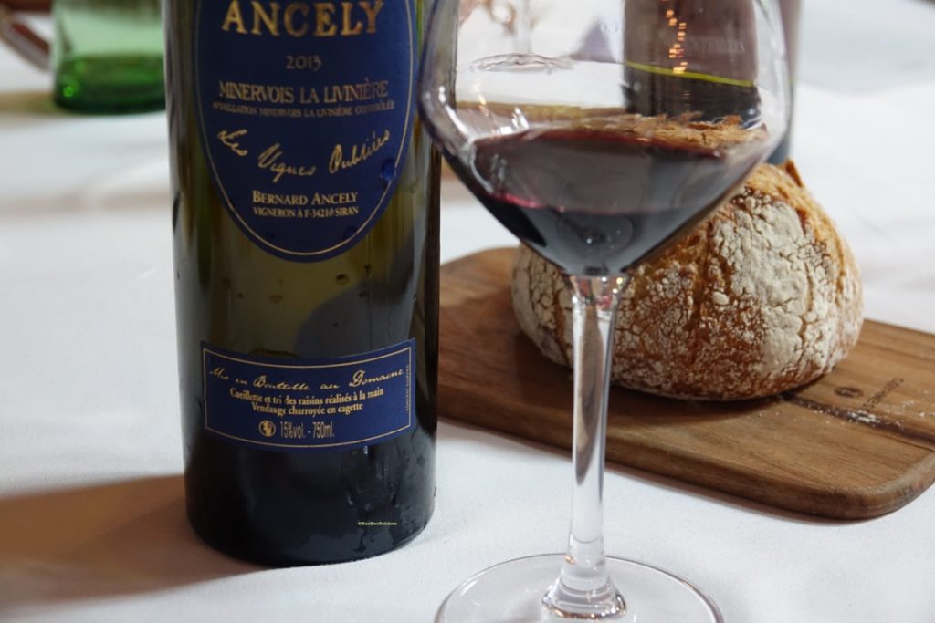 Le vins du domaine Ancely, classé en Minervois-La-Livinière